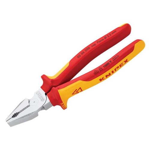 Knipex High Leverage Combination Pliers VDE Certified Grip 200mm