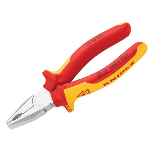 Knipex Combination Pliers VDE Certified Grip 160mm
