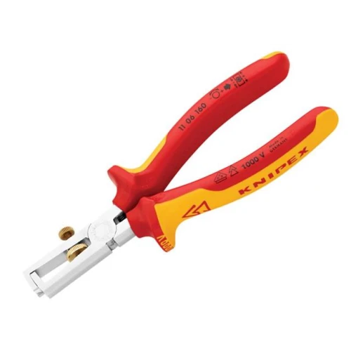Knipex Insulation Wire Stripping Pliers VDE Certified Grip 160mm