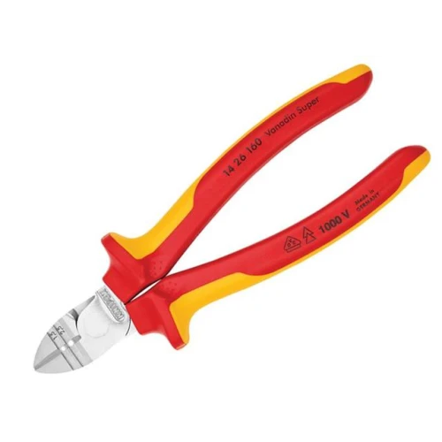 Knipex Diagonal Insulation Stripper & Side Cutters VDE Certified Grip 160mm