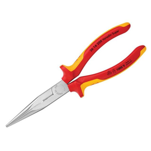 Knipex Long Nose - Side Cutters VDE Certified Grip 200mm