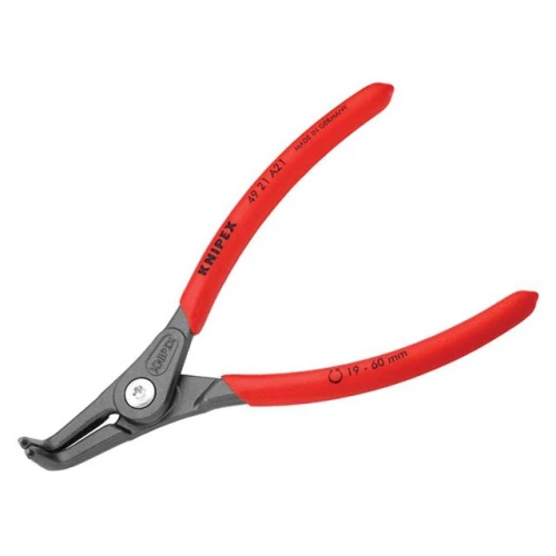 Knipex Precision Circlip Pliers External 90&Acirc;&deg; Bent Tip 19mm - 60mm A21