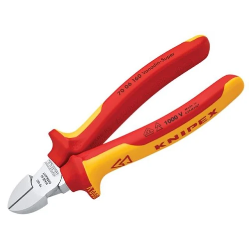 Knipex Diagonal Cutting Pliers VDE Certified Grip 160mm