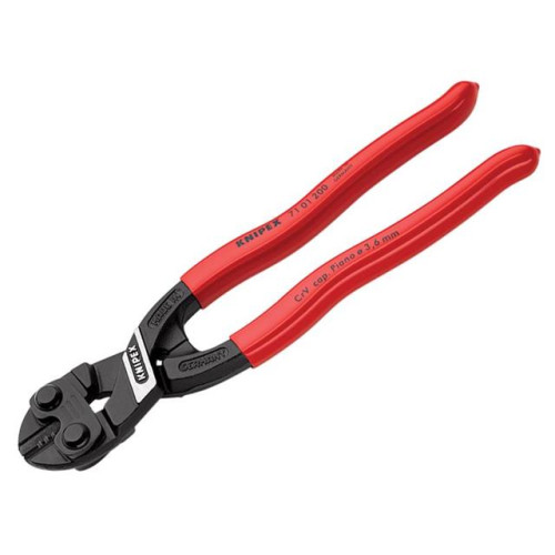 Knipex CoboltÂ® Compact Bolt Cutter PVC Grip 200mm (8in)