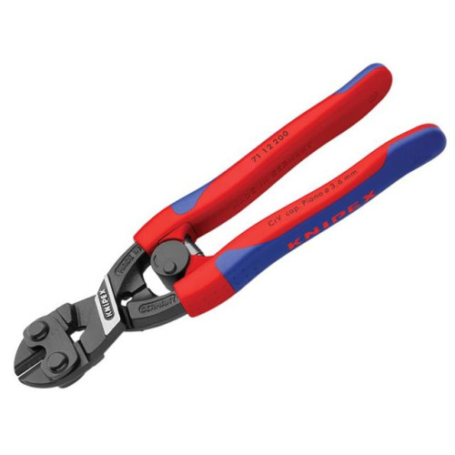 Knipex CoboltÂ® Bolt Cutter With Return Spring Multi-Component Grip 200mm (8in)