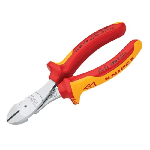 Knipex High Leverage Diagonal Cutting Pliers VDE Certified Grip 160mm