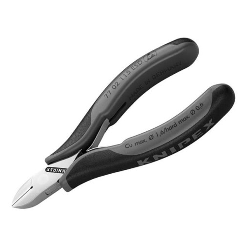 Knipex ESD Electronics Diagonal Cutters - Round Head Small Bevel 115mm