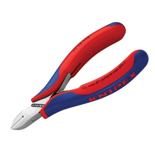 Knipex Electronic Diagonal Cut Pliers - Round Bevelled 115mm