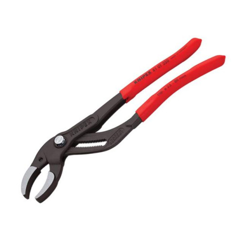 Knipex Plastic Pipe Gripping Pliers Black 80mm Capacity 250mm