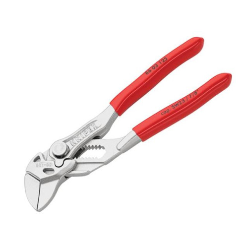 Knipex Mini Pliers Wrench PVC Grips 125mm