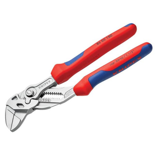 Knipex Pliers Wrench Multi Component Grip 35mm Capacity 180mm