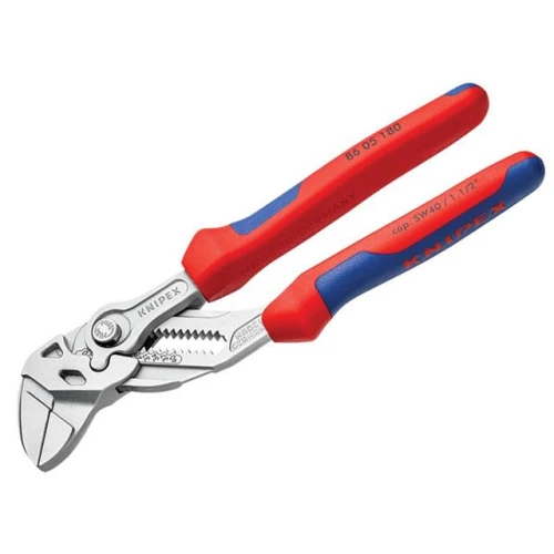 Knipex Pliers Wrench Multi Component Grip 35mm Capacity 180mm