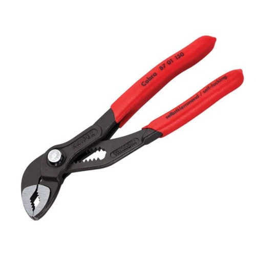 Knipex Cobra&Acirc;&reg;Waterpump Pliers PVC Grip 30mm Capacity 150mm