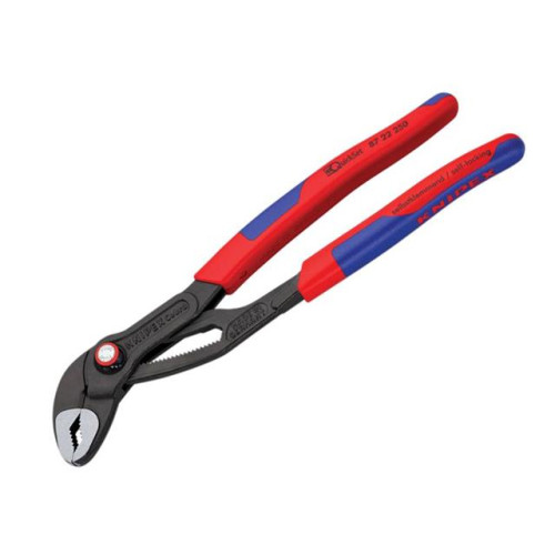 Knipex Cobra® Quickset Waterpump Pliers Multi Component Grips 50mm Capacity 250mm