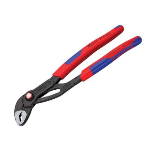 Knipex Cobra&Acirc;&reg; Quickset Waterpump Pliers Multi Component Grips 50mm Capacity 250mm