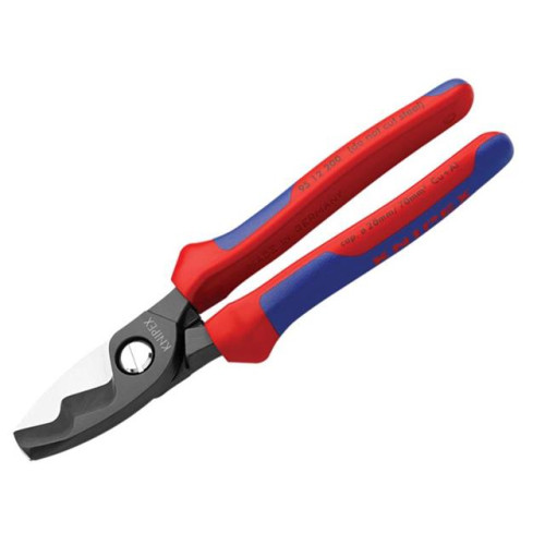 Knipex Cable Shears Twin Cutting Edge Multi Component Grip 200mm