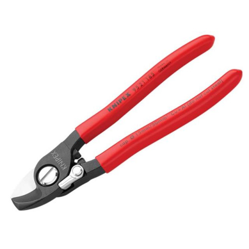 Knipex Cable Shears Return Spring PVC Grip 165mm