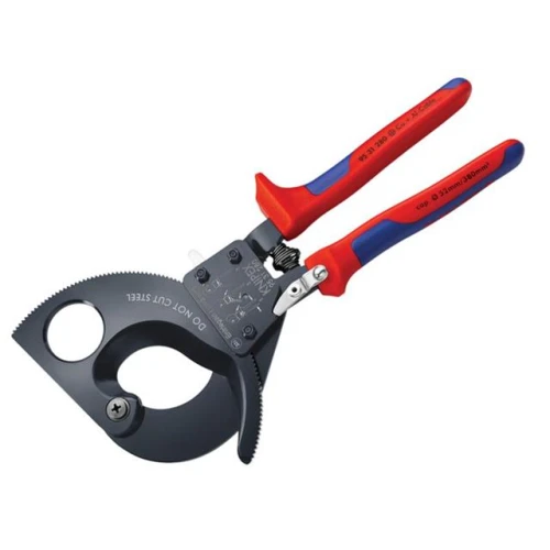 Knipex Cable Shears Ratchet Action Multi Component Grip 280mm