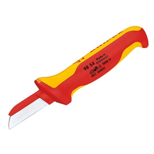 Knipex Cable Knife VDE Insulated (Back of Blade Insulated)