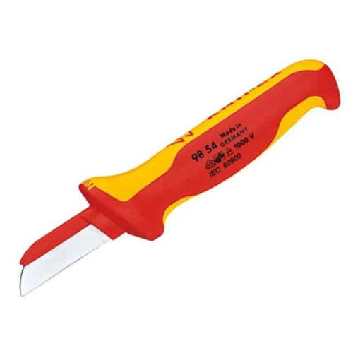 Knipex Cable Knife VDE Insulated (Back of Blade Insulated)