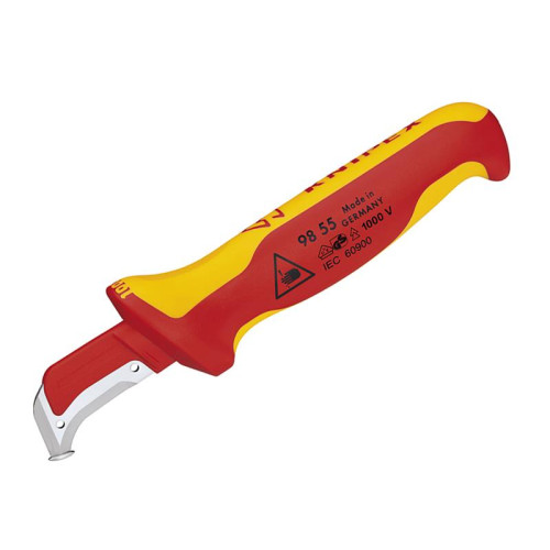 Knipex 98 55 VDE Stripping Knife 180mm