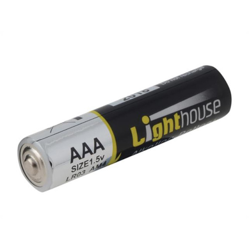 Lighthouse Alkaline Batteries AAA LR03 1120mAh Pack of 4