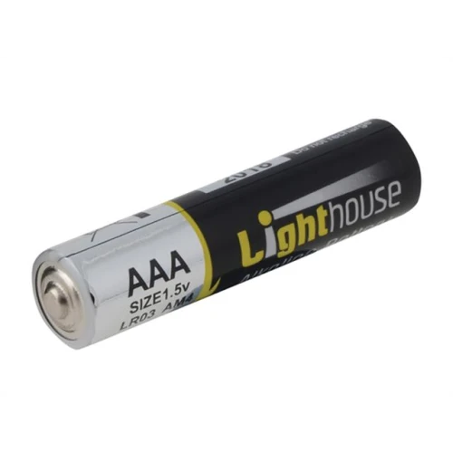 Lighthouse Alkaline Batteries AAA LR03 1120mAh Pack of 4