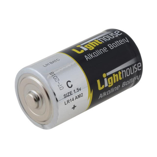 Lighthouse Alkaline Batteries C LR14 6200mAh Pack of 2