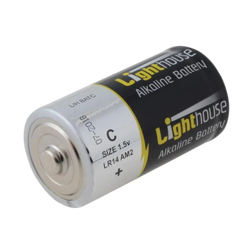 Lighthouse Alkaline Batteries C LR14 6200mAh Pack of 2