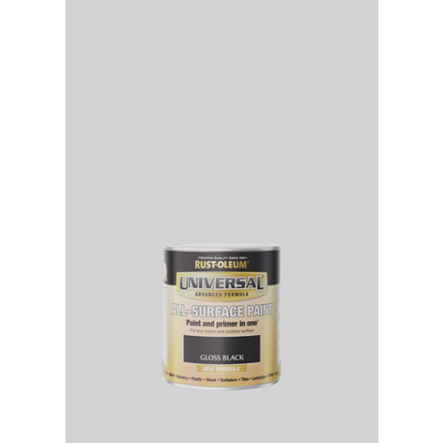 Rust-Oleum Universal Gloss Black 750Ml