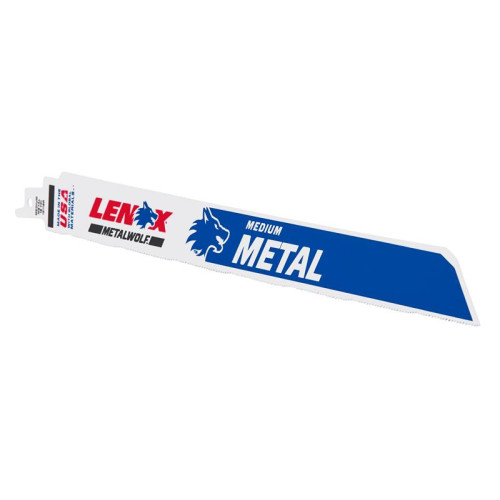 Lenox MetalWolf Wave Edge Reciprocating Saw Blade 305 x 25 x 1.07mm 18 TPI (Pack 5)