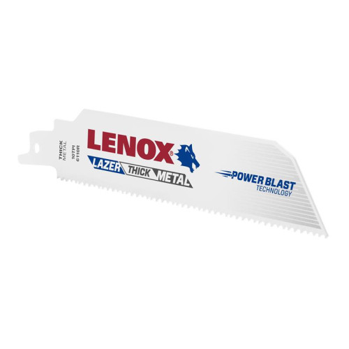 Lenox MetalWolf Wave Edge Reciprocating Saw Blade 152 x 25 x 1.07mm 10 TPI (Pack 5)