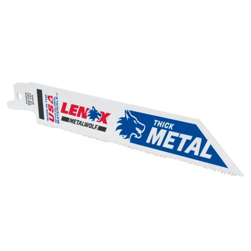 Lenox MetalWolf Wave Edge Reciprocating Saw Blade 152 x 19 x 0.9mm 14 TPI (Pack 25)