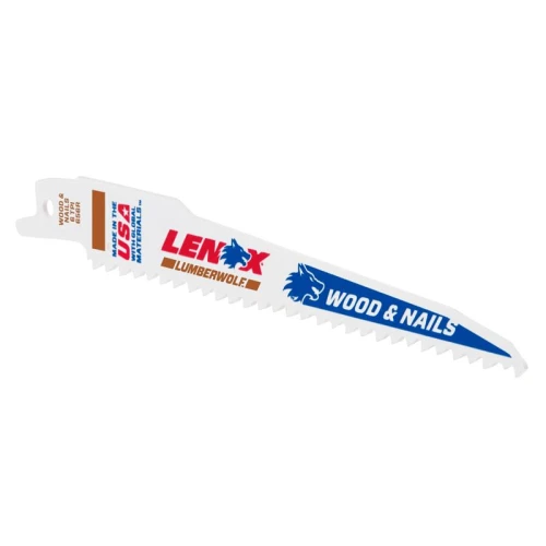 Lenox LumberWolf Reciprocating Saw Blade 152 x 19 x 1.3mm 6 TPI (25 Pack)