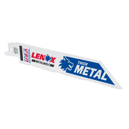Lenox MetalWolf Wave Edge Reciprocating Saw Blade 152 x 19 x 0.9mm 14 TPI (Pack 5)