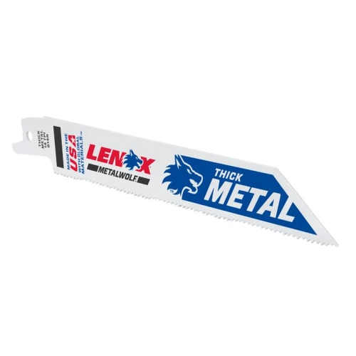 Lenox MetalWolf Wave Edge Reciprocating Saw Blade 152 x 19 x 0.9mm 14 TPI (Pack 5)