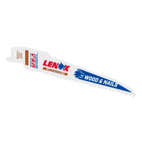Lenox LumberWolf Reciprocating Saw Blade 152 x 19 x 1.3mm 6 TPI (Pack 5)