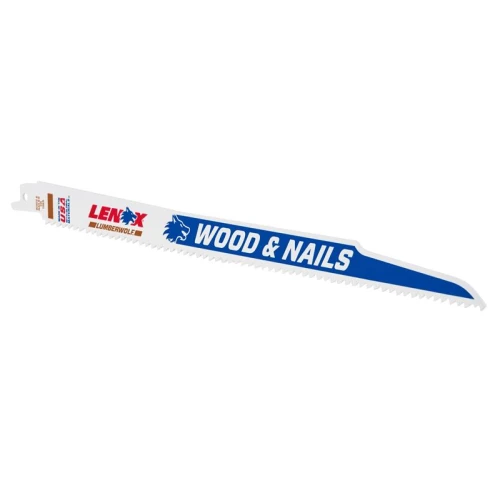 Lenox LumberWolf Reciprocating Saw Blade 305 x 19 x 1.3mm 6 TPI (Pack 5)