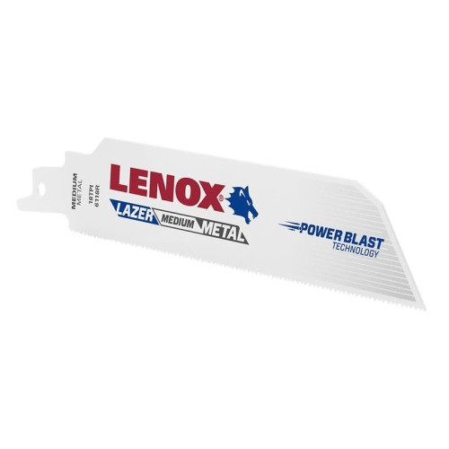 Lenox MetalWolf Wave Edge Reciprocating Saw Blade 152 x 25 x 1.1mm 18 TPI (Pack 5)