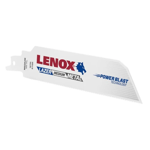 Lenox MetalWolf Wave Edge Reciprocating Saw Blade 152 x 25 x 1.1mm 18 TPI (Pack 5)