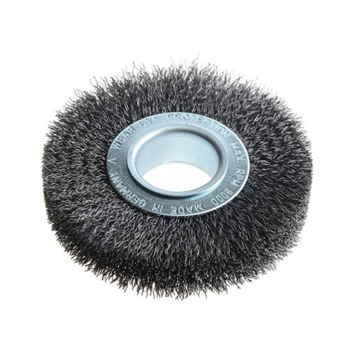 Lessmann Wheel Brush D100 x W20-22 x 30 Bore Set 1 Steel Wire 0.30