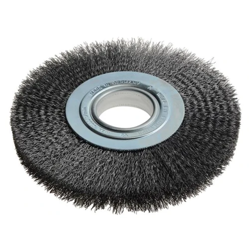 Lessmann Wheel Brush D200 x W25-27 x 50 Bore Set 3 Steel Wire 0.30