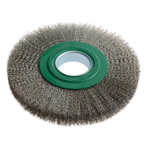 Lessmann Wheel Brush D200 x w25-27 x 50 Bore Steel Wire 0.30