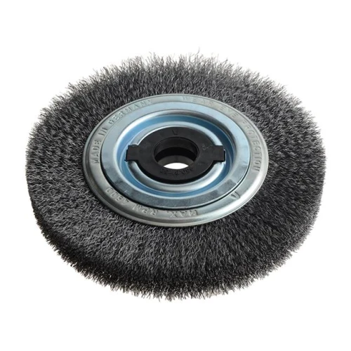 Lessmann Wheel Brush D200 x W28-30 x 80 Bore Set 4 +1 Steel Wire 0.30