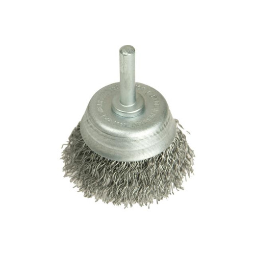 Lessmann DIY Steel Wire Cup Brush 50mm x 0.35 Wire
