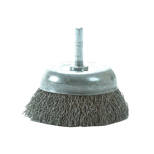 Lessmann DIY Steel Wire Cup Brush 75mm x 0.35 Wire