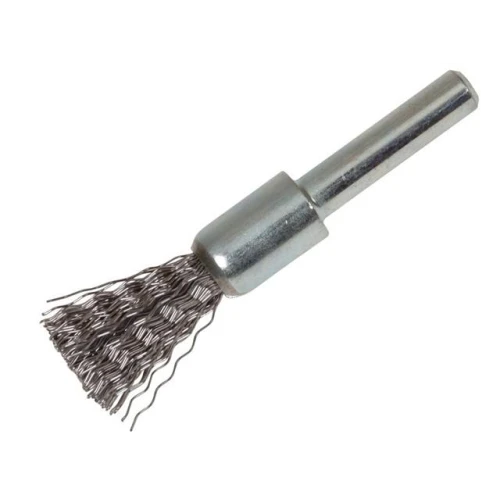 Lessmann End Brush with Shank 12 x 20mm 0.30 Steel Wire