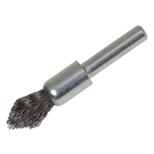 Lessmann Pointed End Brush with Shank 12/60 x 20mm 0.30 Steel Wire