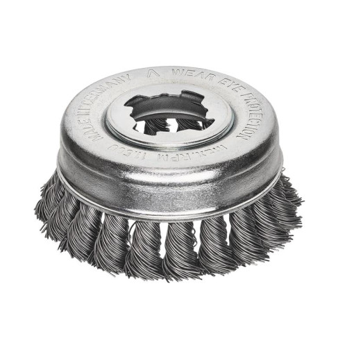 Lessmann X-Lock Steel Knot Cup Brush 85mm Non Spark
