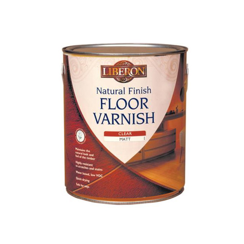 Liberon Natural Finish Floor Varnish Clear Matt 2.5 Litre